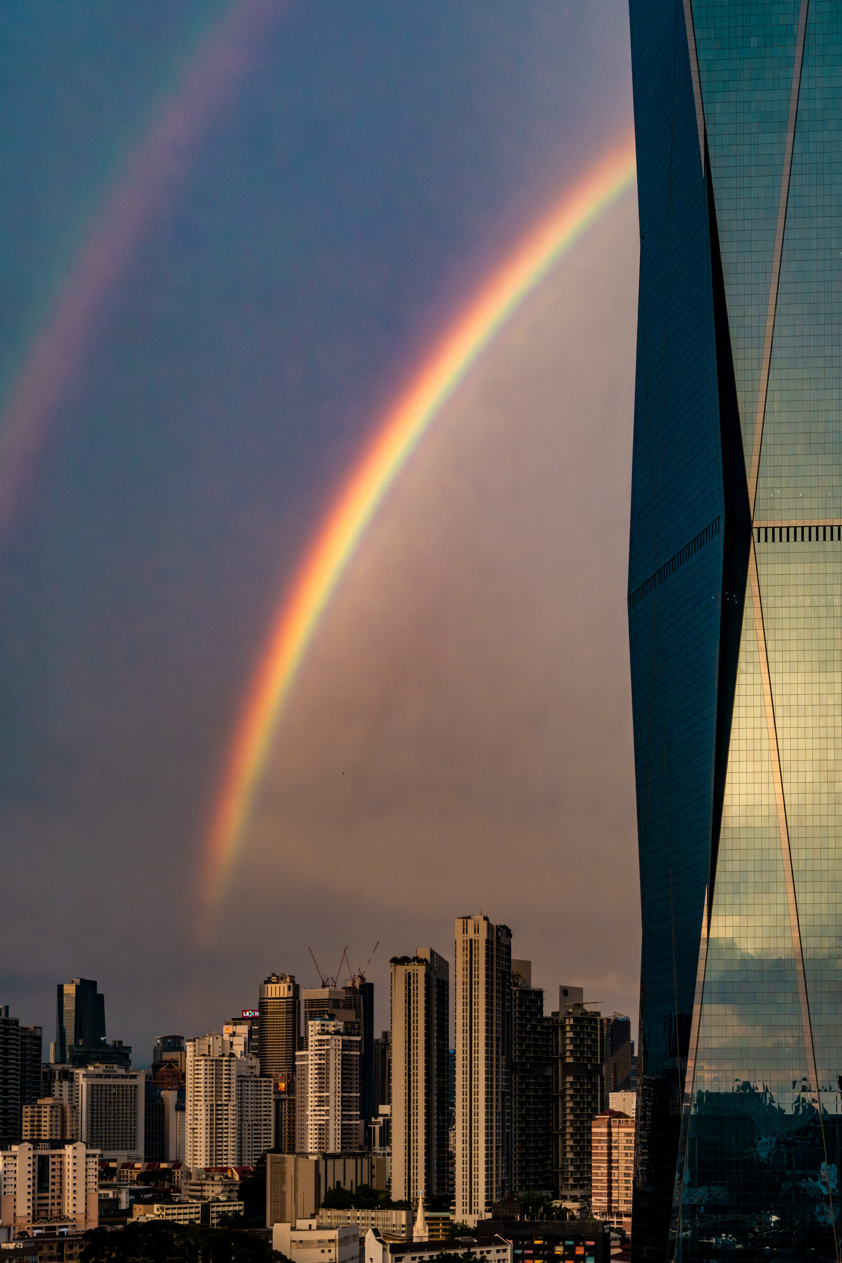 Double rainbow Indonesia